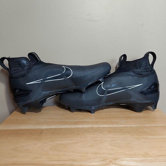 Nike Alpha Menace Elite 3 Football Cleats Black Grey DM1792-004 Men's Size 12 - Picture 4 of 7